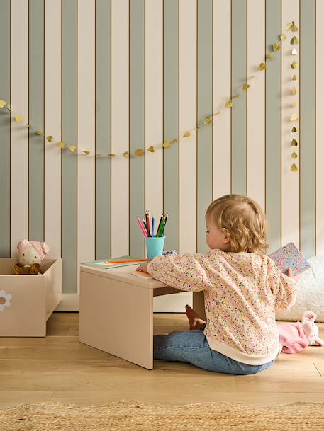 Table d'activités avec coffre de rangement beige+rose 9 - vertbaudet enfant 