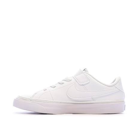Baskets fille court legacy Blanc+Blanc 1 8 - vertbaudet enfant 