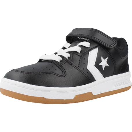 Basket garçon modèle cl98 ox Noir black 4 - vertbaudet enfant 