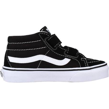 Baskets enfant garçon en cuir Noir black+Noir, blanc 1 - vertbaudet enfant 