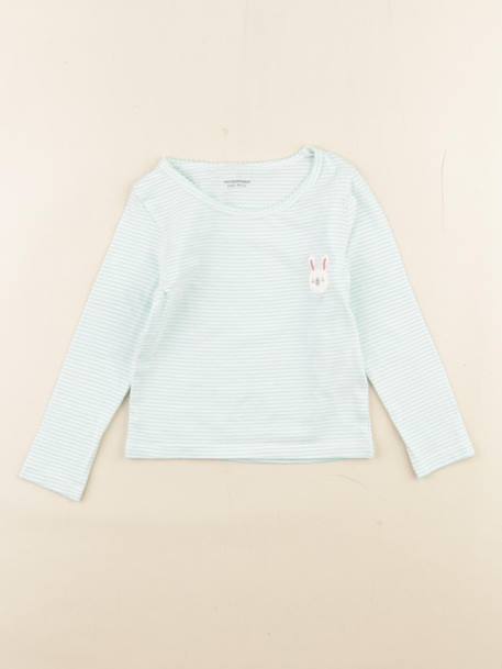Maillot de corps - 2 ans Blanc, vert 1 - vertbaudet enfant 