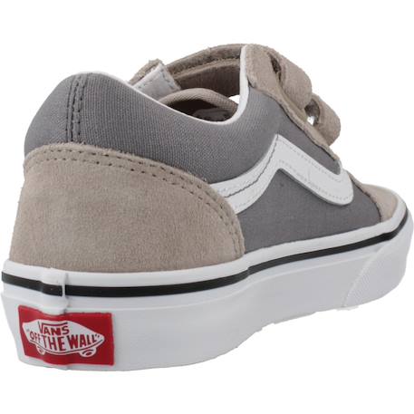 Baskets enfant garçon en cuir Gris gray 3 - vertbaudet enfant 