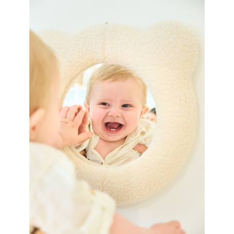 Miroir décoratif teddy 35 cm Teddy blanc cassé 2 - vertbaudet enfant 