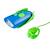 Klaxon et lumiere pour velo et trottinette enfant Bleu/vert 4 - vertbaudet enfant 