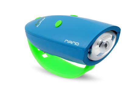 Klaxon et lumiere pour velo et trottinette nano Bleu/vert+Noir/rouge+Vert 2 - vertbaudet enfant 