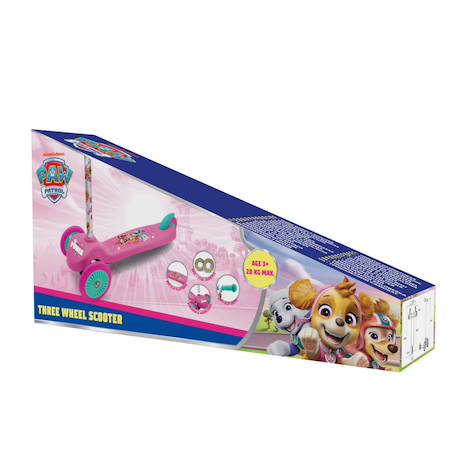 Trottinette 3 roues enfant pat patrouille Rose/turquoise 2 - vertbaudet enfant 