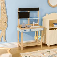 Jouet-Jeux d'imitation-Cuisines et dinette-Cuisine enfant outy en bois 55x29x90 cm