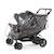 Accessoire poussette housse de pluie quadruple Anthracite 2 - vertbaudet enfant 