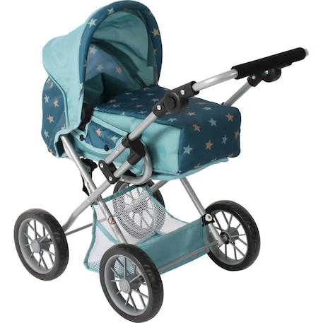 Poupées landau combiné leni - étoiles turquoise Bleu 2 - vertbaudet enfant 