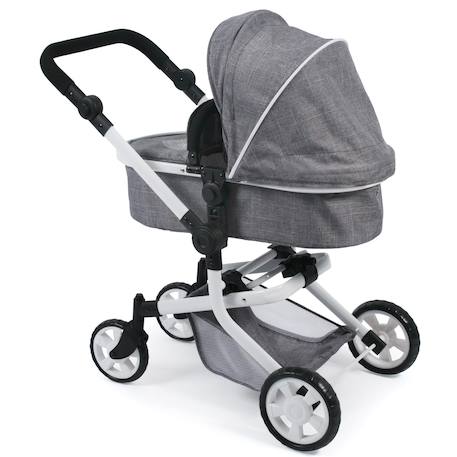 Poussette combinée mika - coloris 76 Gris 1 - vertbaudet enfant 