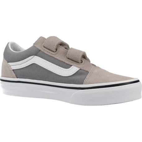 Baskets enfant garçon en cuir Gris gray 5 - vertbaudet enfant 