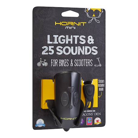 Klaxon et lumiere pour velo et trottinette enfant Noir 1 - vertbaudet enfant 