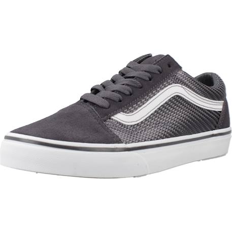 Baskets enfant garçon en cuir Gris asphalt 4 - vertbaudet enfant 