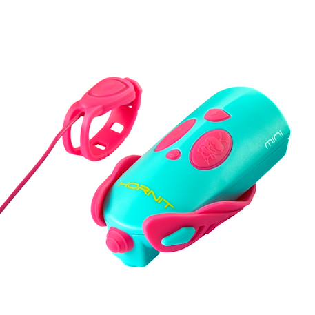 Klaxon et lumiere pour velo et trottinette enfant Rose/mauve 5 - vertbaudet enfant 