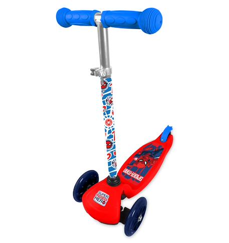 Trottinette 3 roues enfant spider-man Rouge/bleu 3 - vertbaudet enfant 