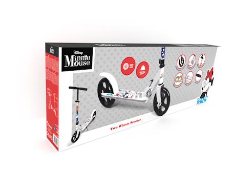 Trottinette 2 roues enfant minnie Blanc/noir 5 - vertbaudet enfant 