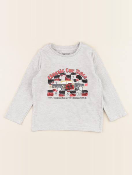 Tee-shirt - 2 ans Gris 1 - vertbaudet enfant 