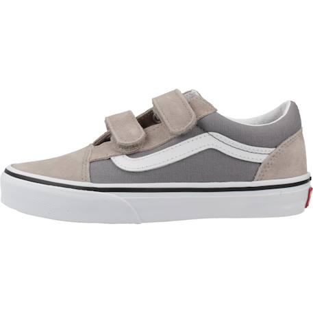 Baskets enfant garçon en cuir Gris gray 2 - vertbaudet enfant 