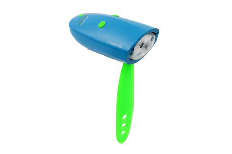 Klaxon et lumiere pour velo et trottinette nano Bleu/vert+Noir/rouge+Vert 5 - vertbaudet enfant 