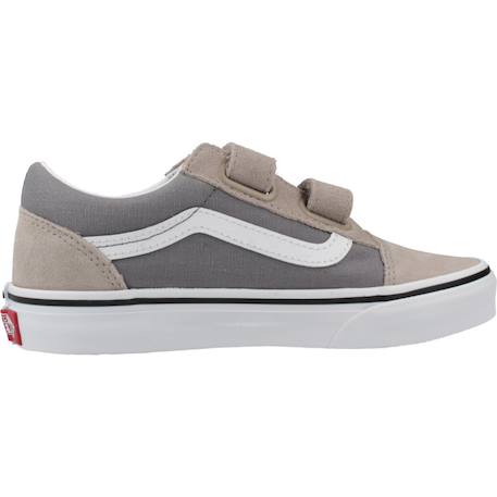 Baskets enfant garçon en cuir Gris gray 1 - vertbaudet enfant 