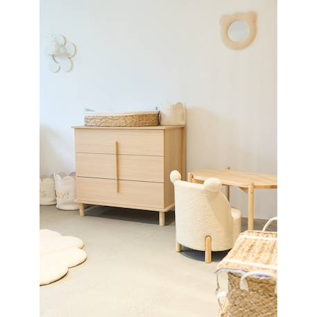 Miroir décoratif teddy 35 cm Teddy blanc cassé 3 - vertbaudet enfant 