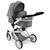 Poussette combinée mika - coloris 76 Gris 2 - vertbaudet enfant 