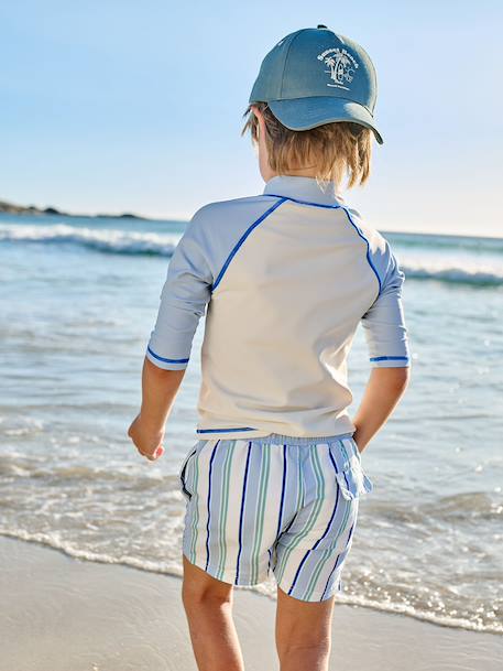 Ensemble maillot de bain anti UV bleu ciel 11 - vertbaudet enfant 