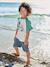 T-shirt manches courtes garçon bleu océan+vert émeraude 9 - vertbaudet enfant 