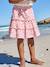 Jupe short fille en jersey écru+rose pâle 9 - vertbaudet enfant 