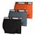 Lot de 3 boxers garçon trio pop Noir-bleu imprimé+Noir-gris-orange imprimé+Noir-print-menthe 7 - vertbaudet enfant 