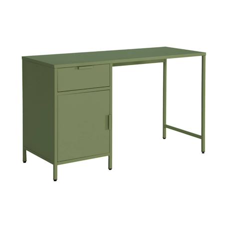 Bureau enfant acier laminé 1 tiroir Beige+Bleu+Kaki+Noir+Terracotta 14 - vertbaudet enfant 