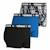 Lot de 3 boxers garçon trio pop Noir-bleu imprimé+Noir-gris-orange imprimé+Noir-print-menthe 3 - vertbaudet enfant 