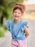 Blouse denim manches volantées bleu clair 1 - vertbaudet enfant 