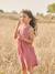 Robe fille sans manches kaki+vieux rose 4 - vertbaudet enfant 
