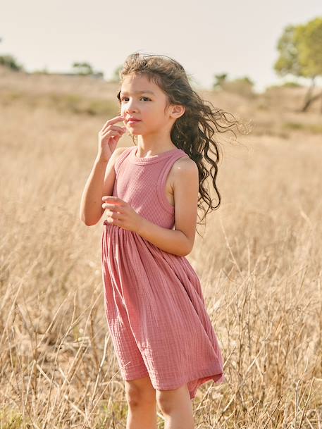 Fille-Robe fille sans manches