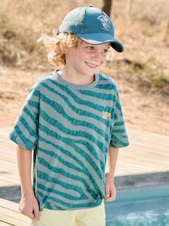 -T-shirt zèbre manches courtes garçon
