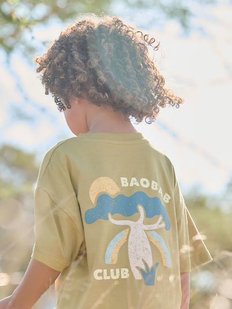 T-shirt manches courtes garçon cumin 5 - vertbaudet enfant 