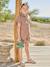 Combi short fille twill coton beige 2 - vertbaudet enfant 