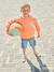 Sweat col rond manches longues jaune pâle+mangue+vert d'eau 15 - vertbaudet enfant 