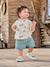 Ensemble chemise short bébé garçon vert émeraude 1 - vertbaudet enfant 