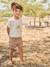 Short twill fille imprimé beige 1 - vertbaudet enfant 