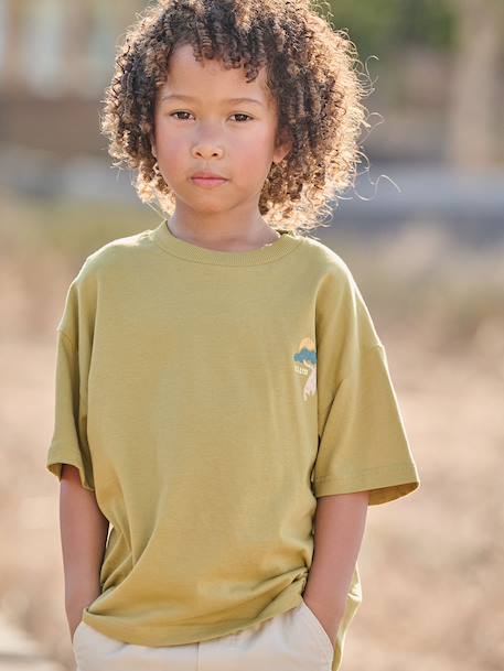 T-shirt manches courtes garçon cumin 4 - vertbaudet enfant 
