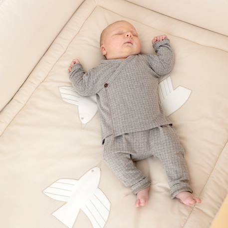 Tapis de parc - pure coton Ivoire+Moka+Popcorn 13 - vertbaudet enfant 