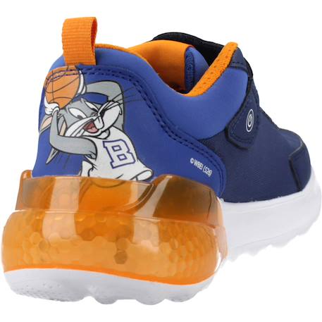 Basket garçon modèle j activart illuminus Bleu c0659+Noir c0048 3 - vertbaudet enfant 