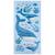 Serviette de plage Ocean World Bleu, marron, blanc 1 - vertbaudet enfant 