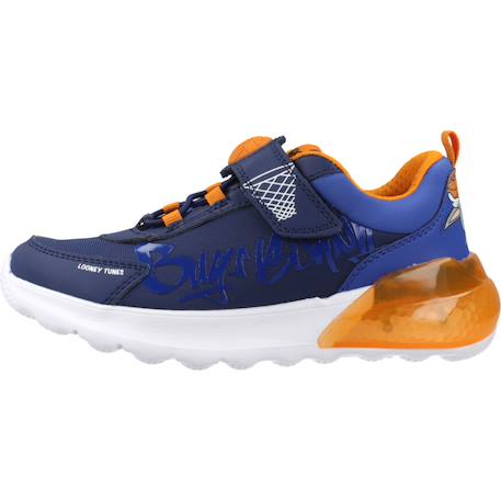 Basket garçon modèle j activart illuminus Bleu c0659+Noir c0048 2 - vertbaudet enfant 