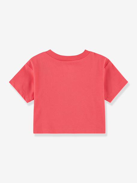 T-shirt boxy manches courtes fille rouge 2 - vertbaudet enfant 