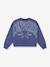 Sweat boxy relaxed fille marine 1 - vertbaudet enfant 