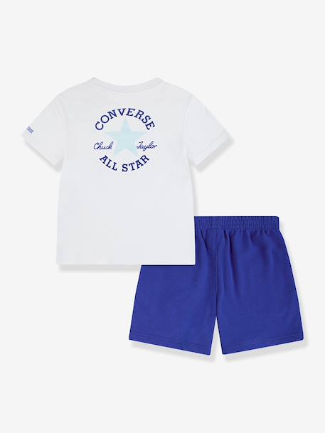 Ensemble short t-shirt bleu 2 - vertbaudet enfant 