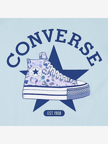 T-shirt graphique sneaker bleu clair 3 - vertbaudet enfant 